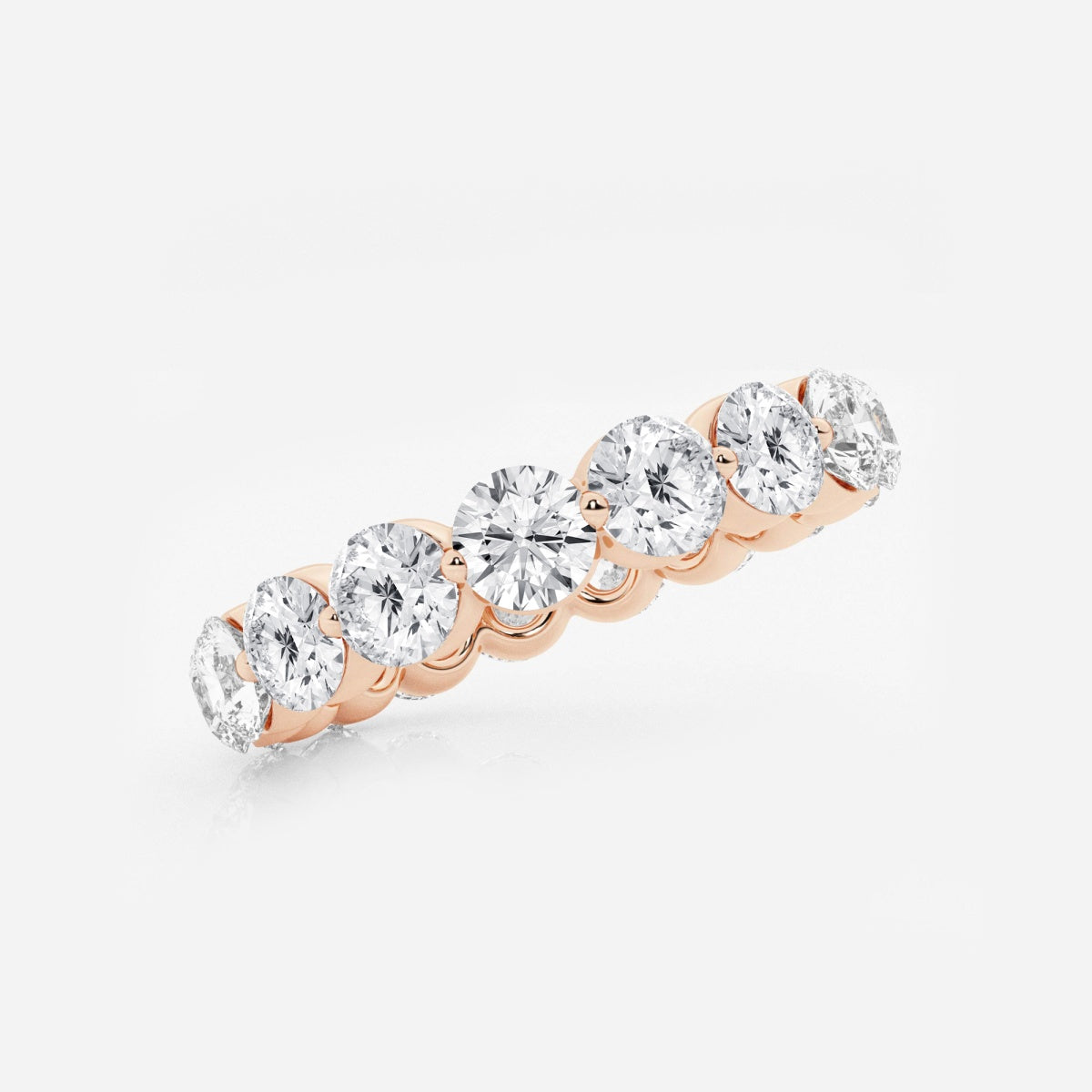 Sophia - Floating Eternity Band Wedding Ring