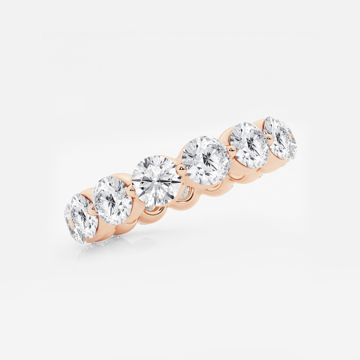 Sophia - Floating Eternity Band Wedding Ring