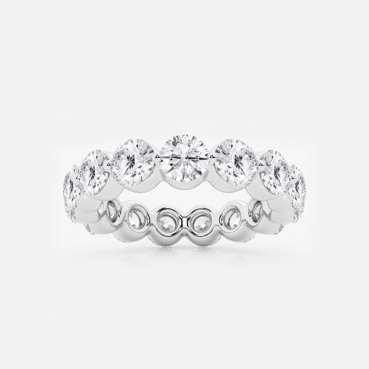 Sophia - Floating Eternity Band Wedding Ring