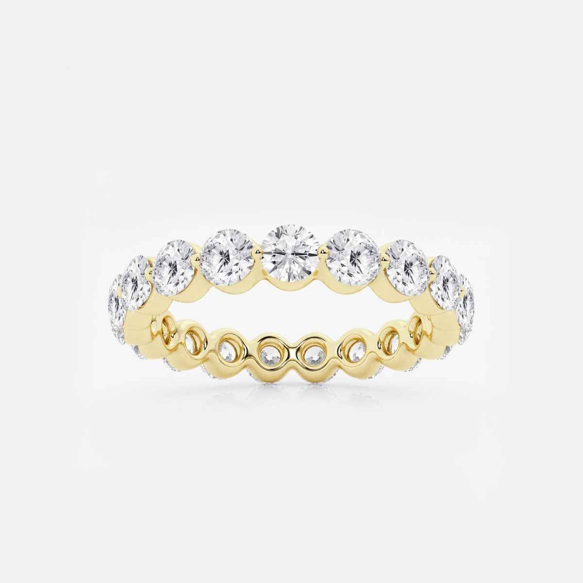 Sophia - Floating Eternity Band Wedding Ring