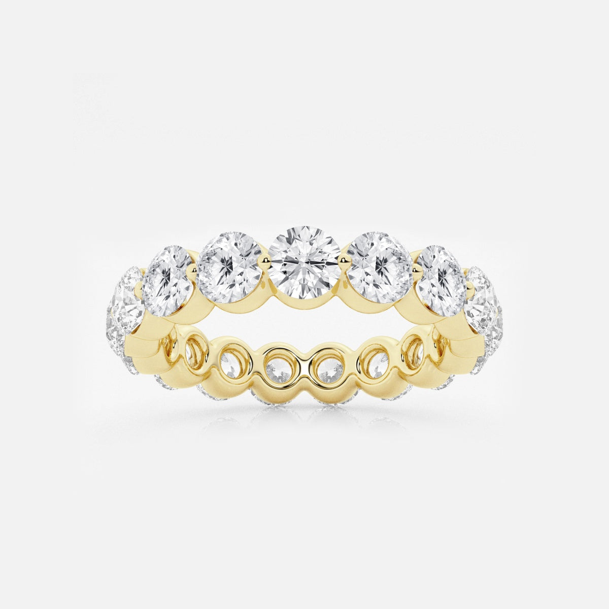 Sophia - Floating Eternity Band Wedding Ring