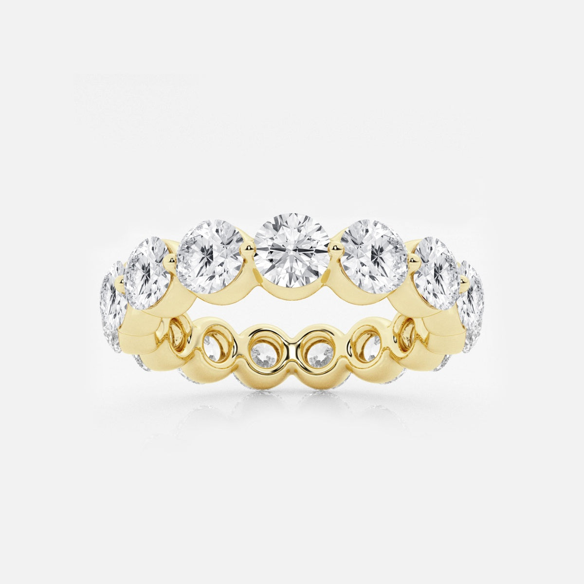 Sophia - Floating Eternity Band Wedding Ring