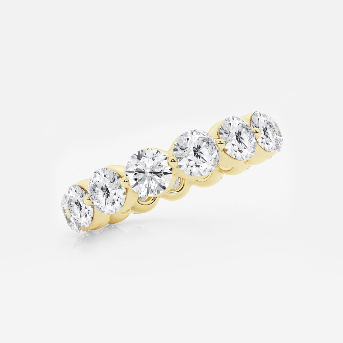 Sophia - Floating Eternity Band Wedding Ring