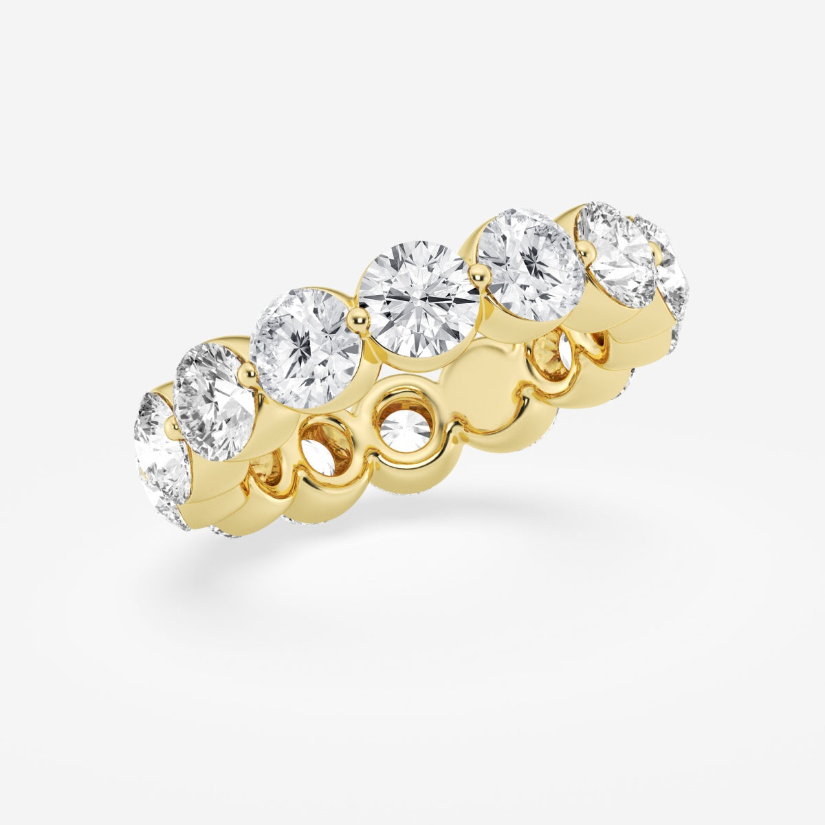 Sophia - Floating Eternity Band Wedding Ring