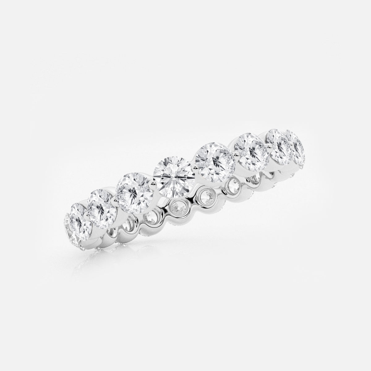 Sophia - Floating Eternity Band Wedding Ring