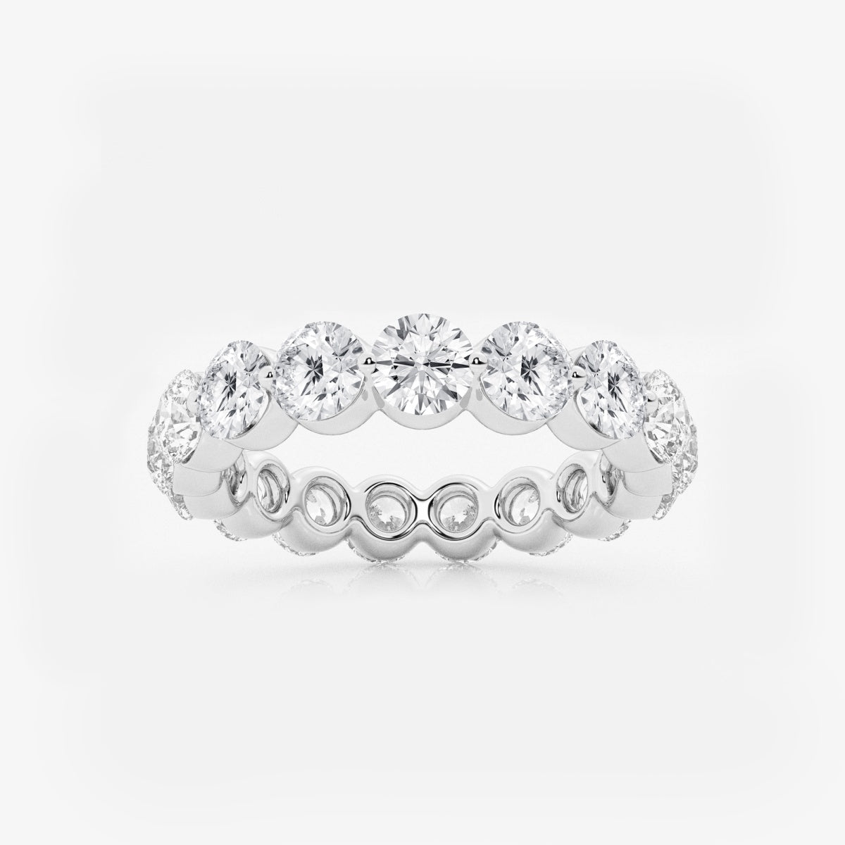 Sophia - Floating Eternity Band Wedding Ring