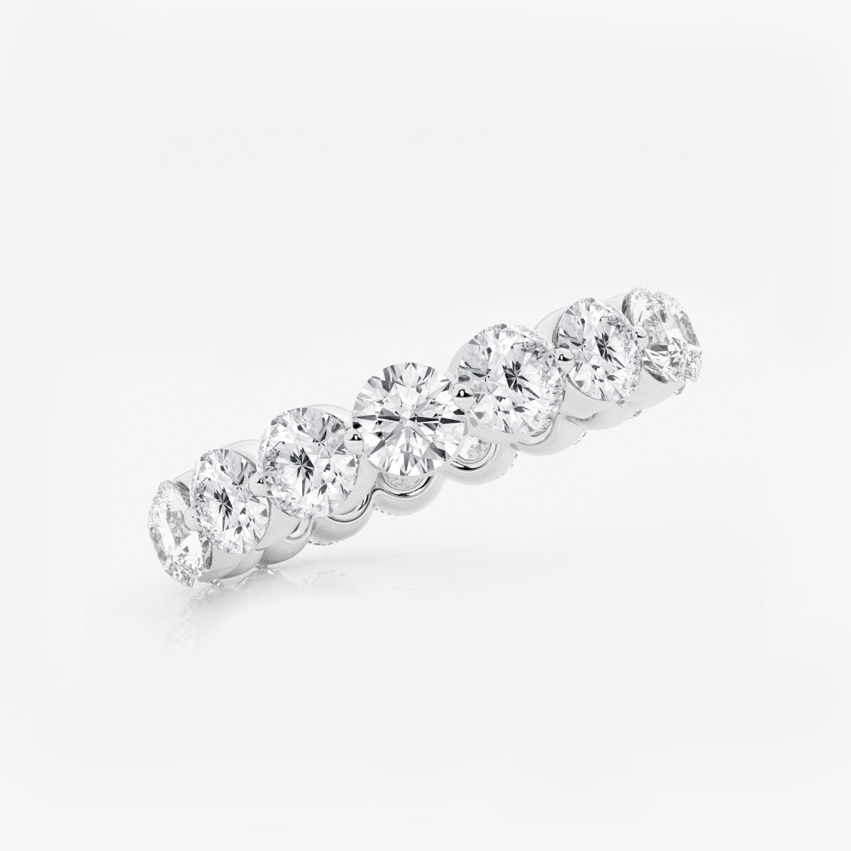 Sophia - Floating Eternity Band Wedding Ring