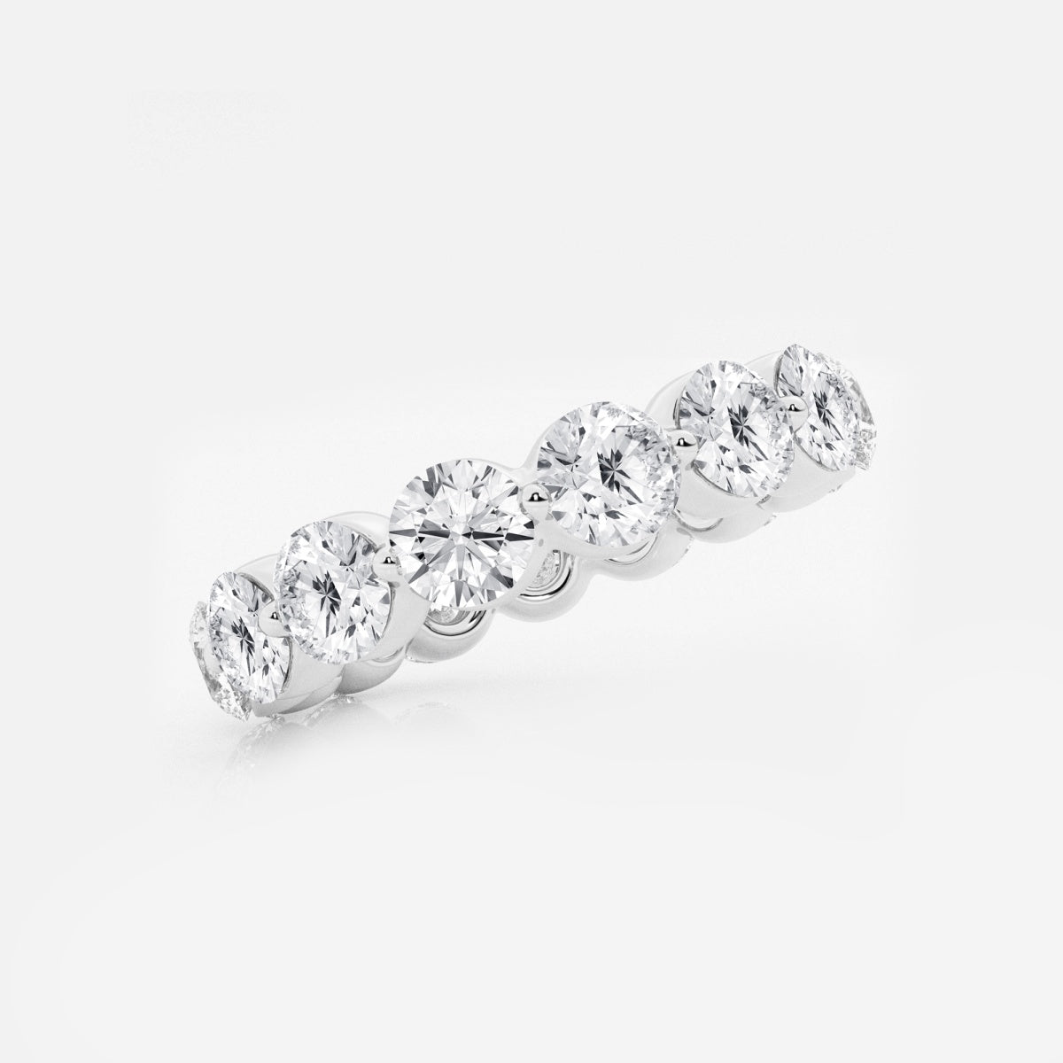 Sophia - Floating Eternity Band Wedding Ring