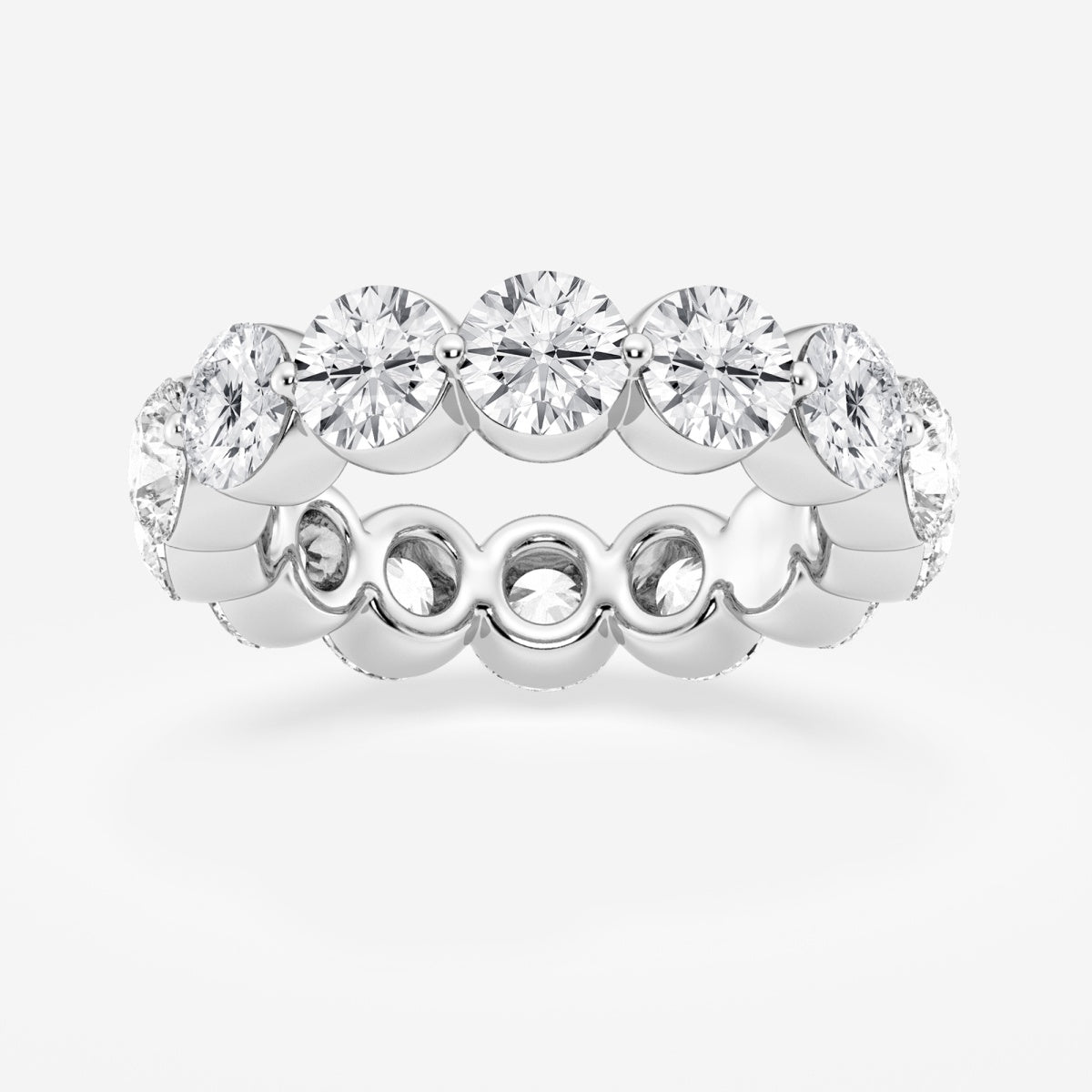 Sophia - Floating Eternity Band Wedding Ring