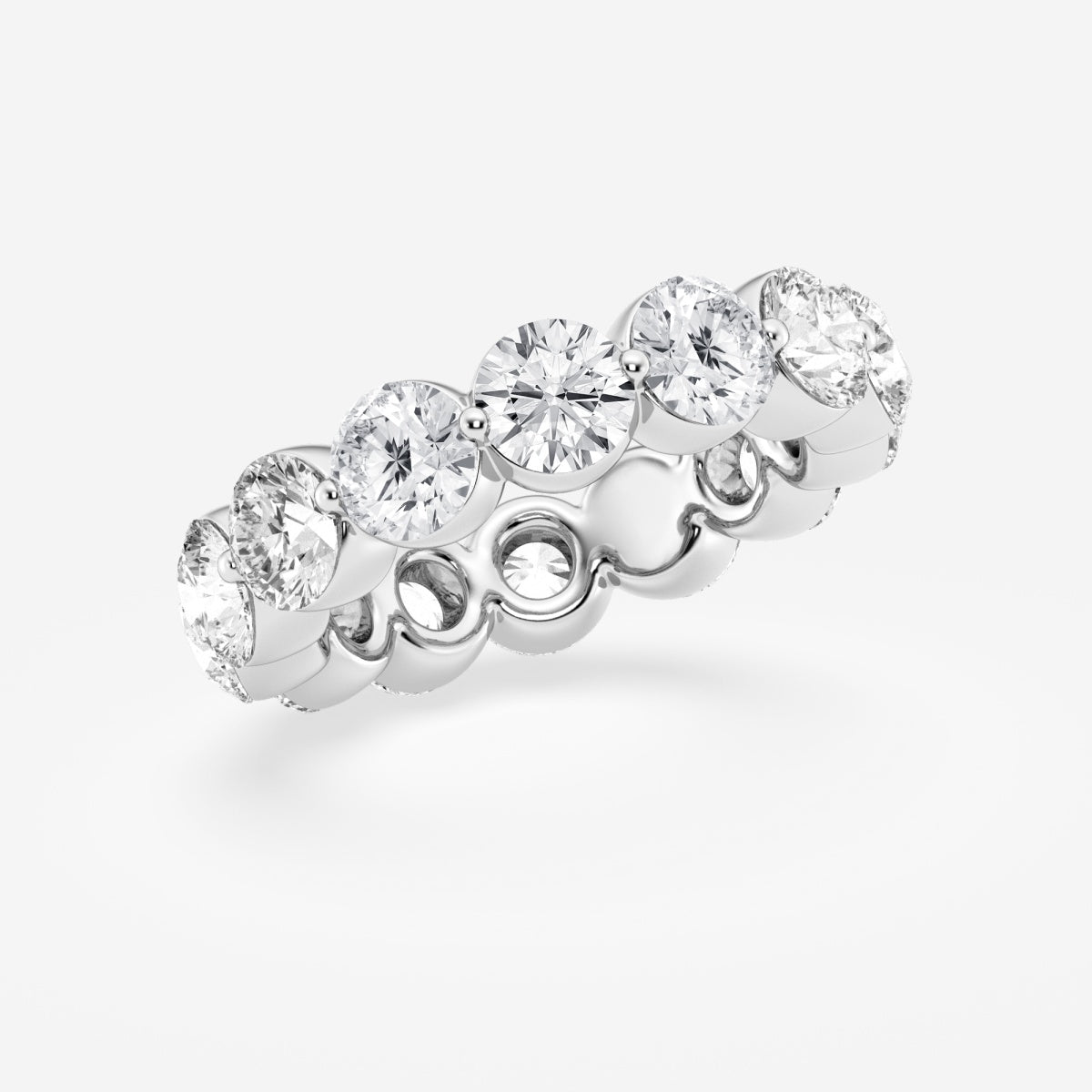 Sophia - Floating Eternity Band Wedding Ring