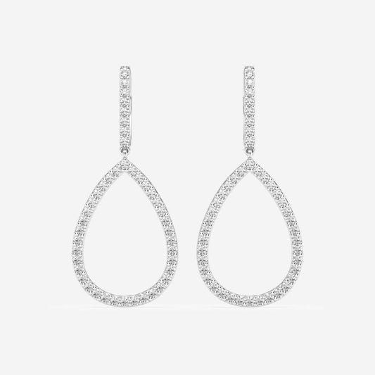 Sophia - Sleek Teardrop Design Earrings