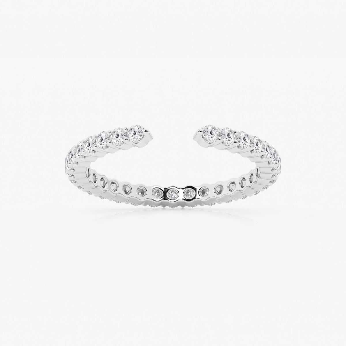 Stella - Graceful Prong Set Design Wedding Ring