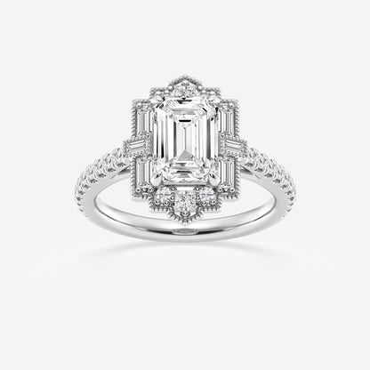 Thea - Vintage Art Deco Style Engagement Ring