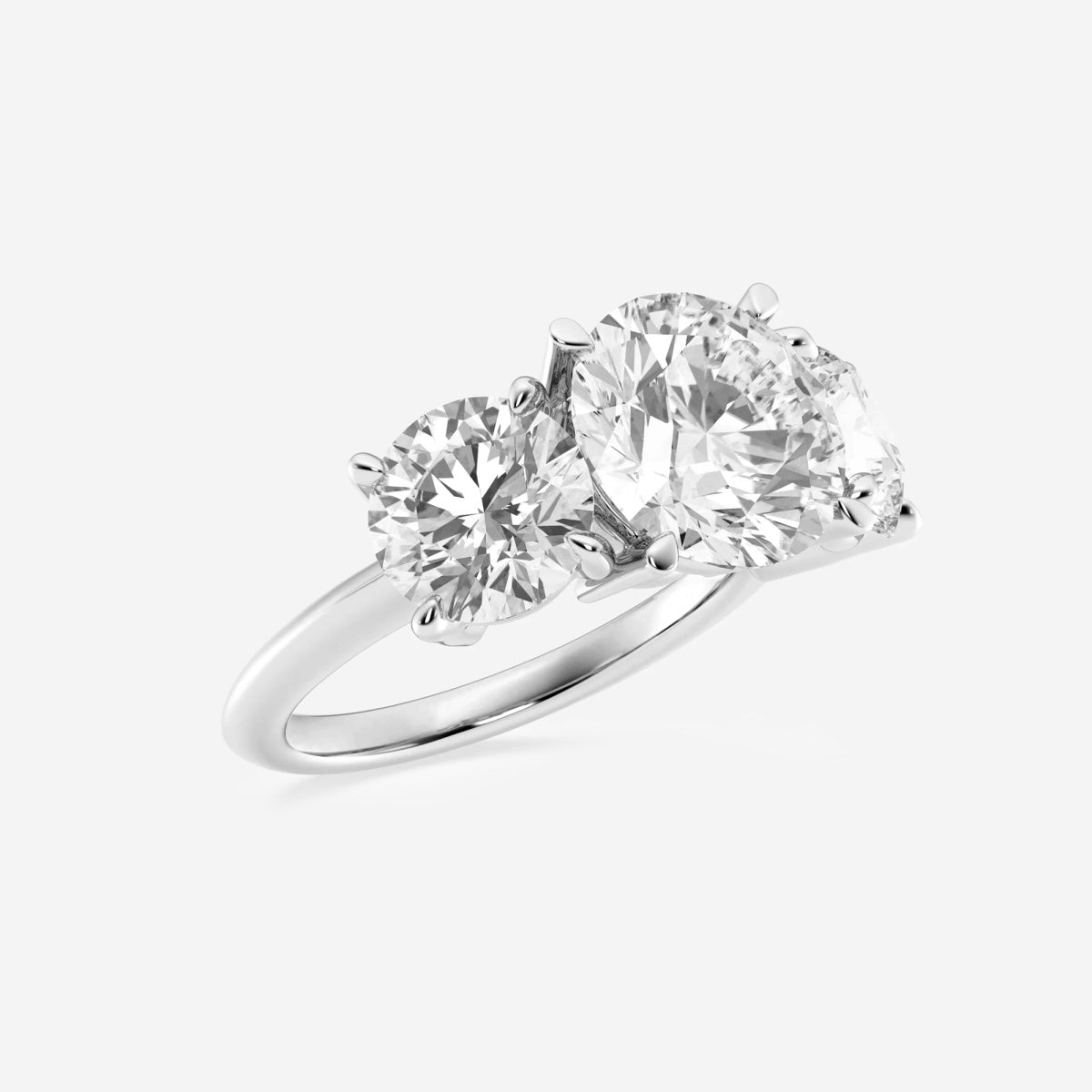 Trinity - Three Stone Design Engagement Ring