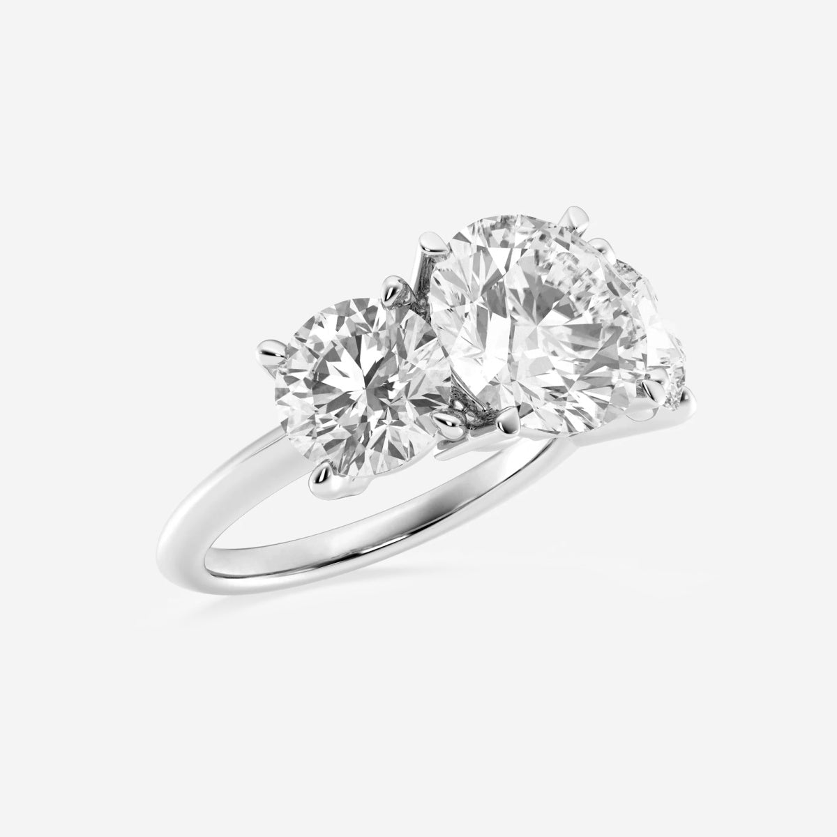 Trinity - Three Stone Design Engagement Ring