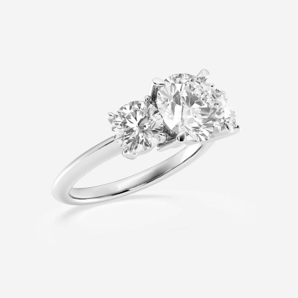 Trinity - Three Stone Design Engagement Ring