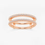 Victoria - Double Row Enhancer Wedding Ring