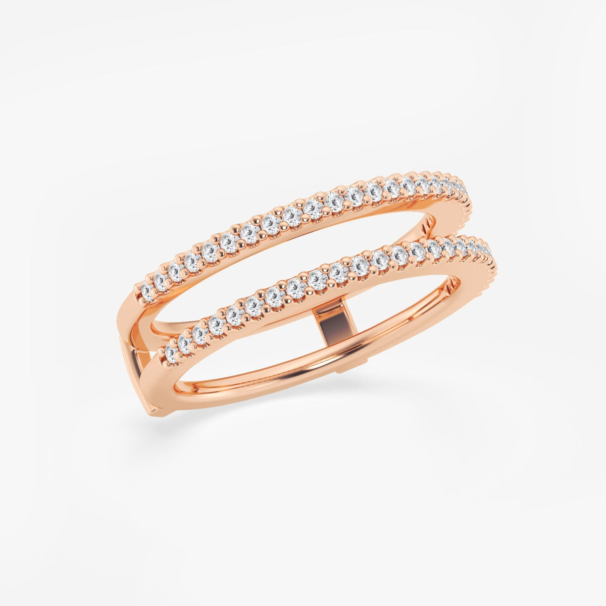 Victoria - Double Row Enhancer Wedding Ring