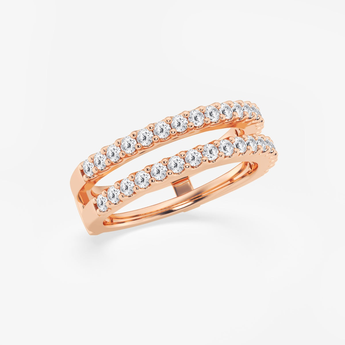 Victoria - Double Row Enhancer Wedding Ring