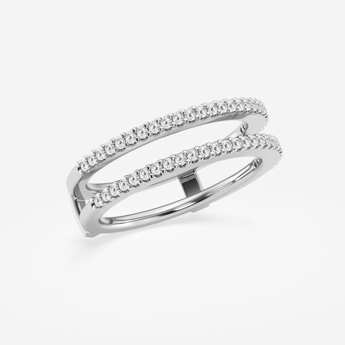 Victoria - Double Row Enhancer Wedding Ring