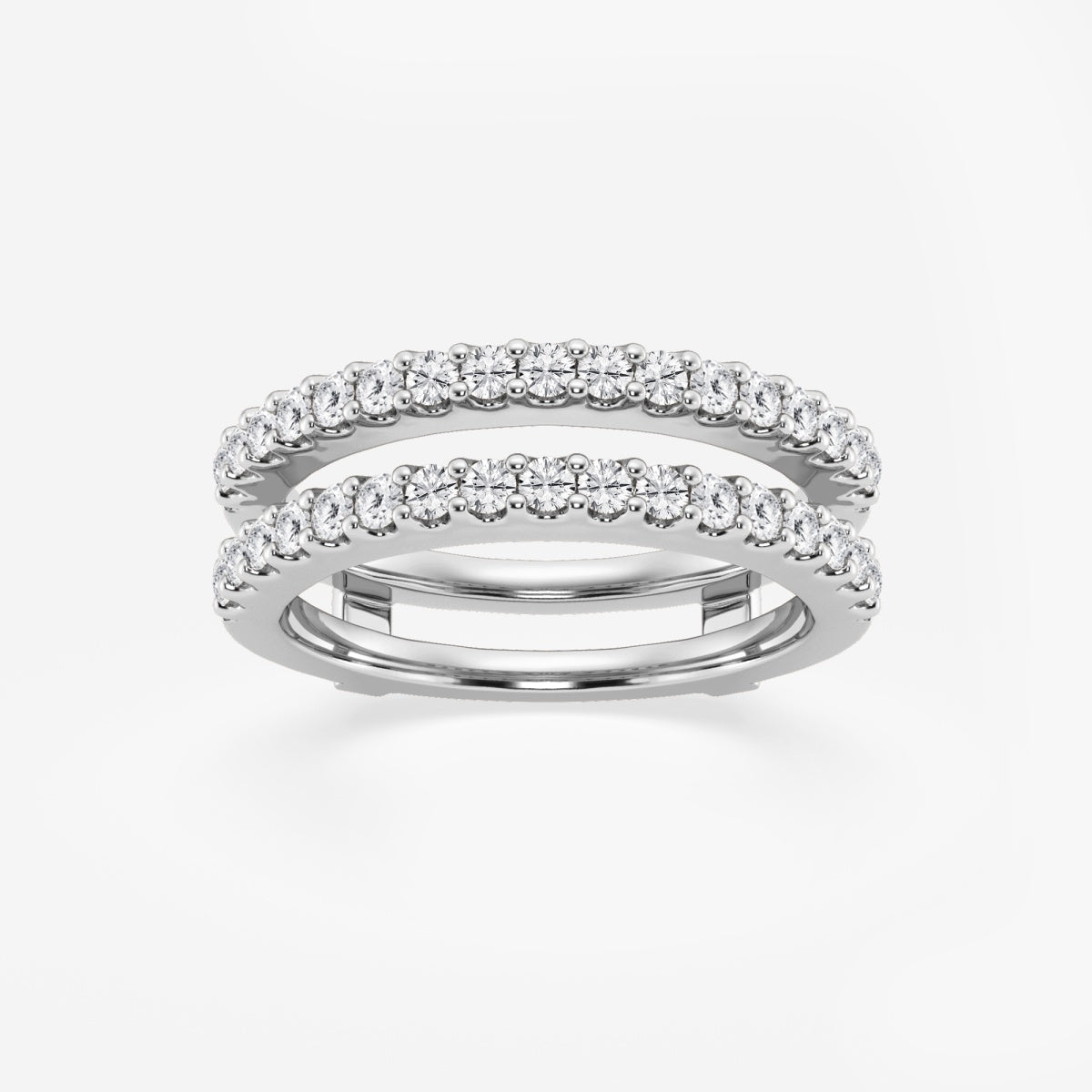 Victoria - Double Row Enhancer Wedding Ring