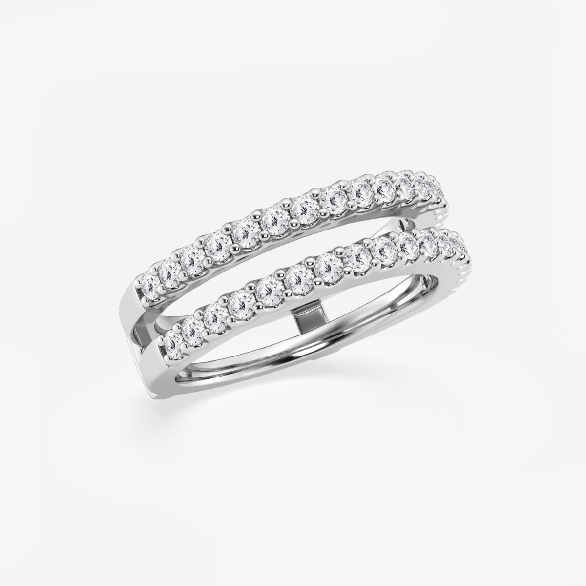 Victoria - Double Row Enhancer Wedding Ring