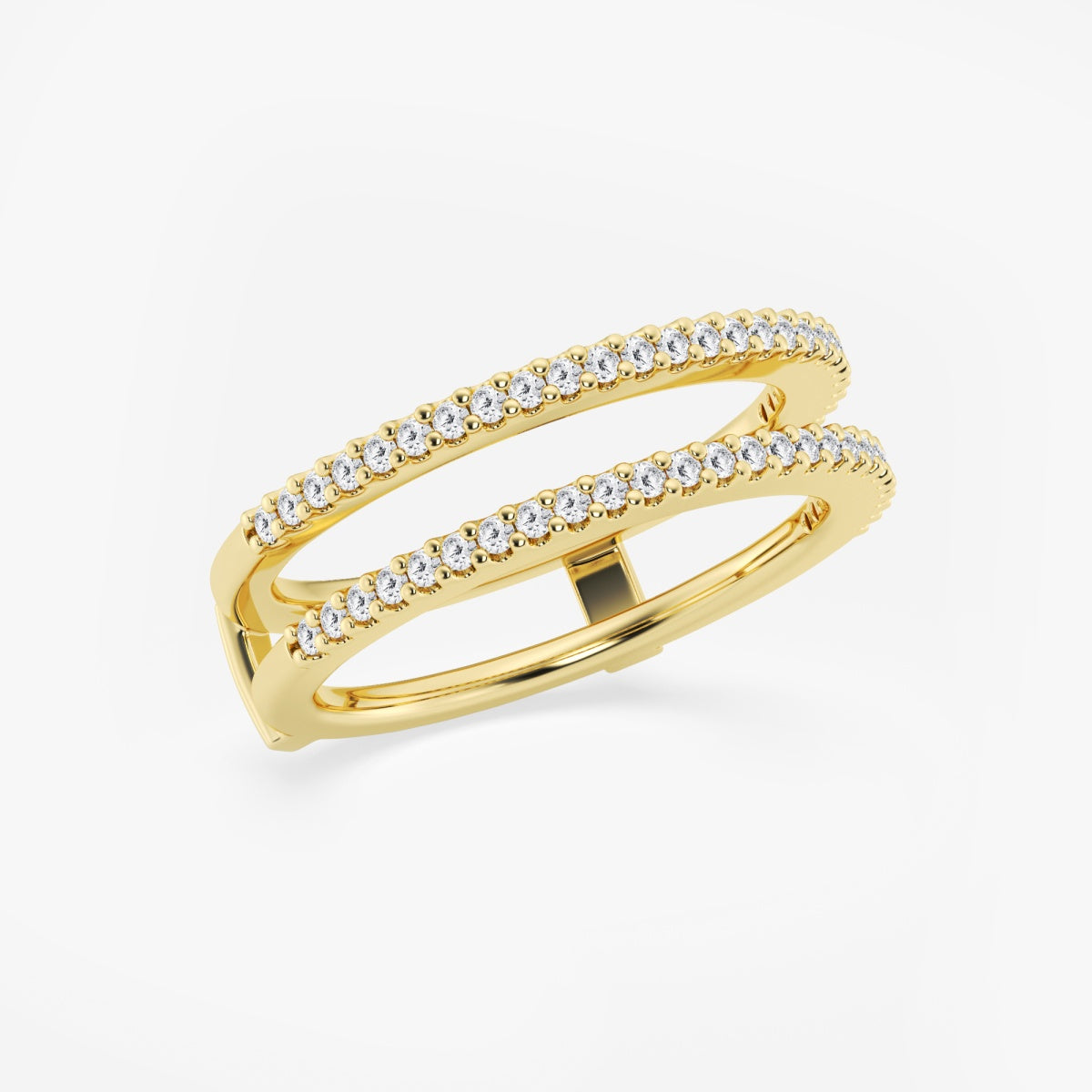 Victoria - Double Row Enhancer Wedding Ring