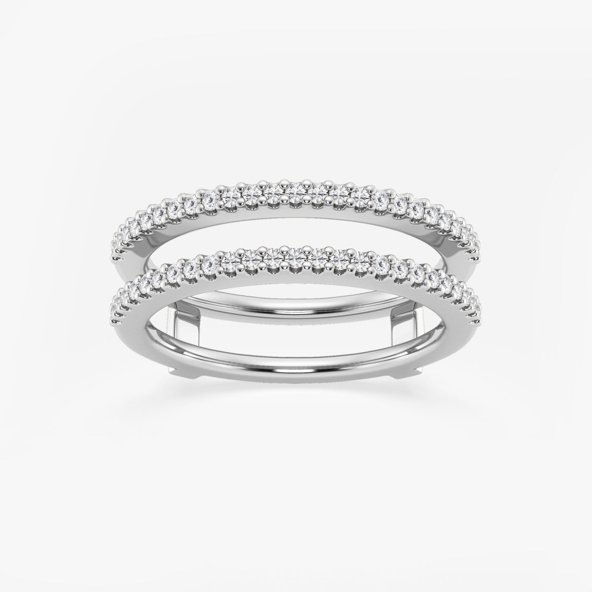 Victoria - Double Row Enhancer Wedding Ring