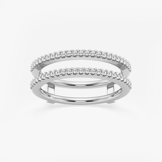 Victoria - Double Row Enhancer Wedding Ring