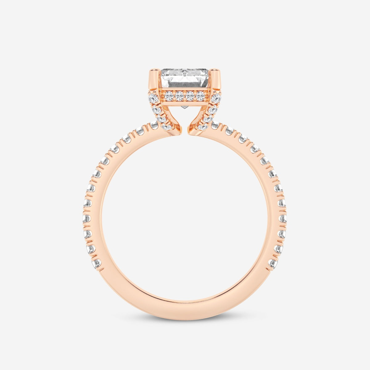 Viviana - Hidden Halo Elegance Engagement Ring