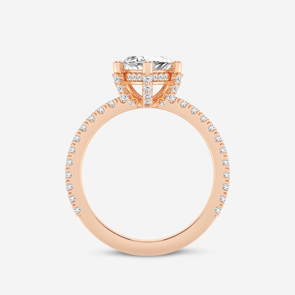 Viviana - Hidden Halo Elegance Engagement Ring