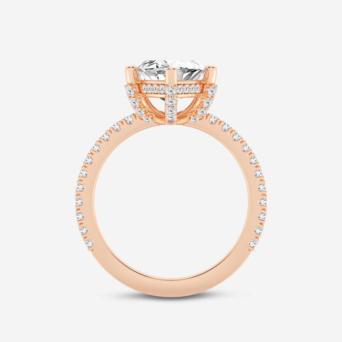 Viviana - Hidden Halo Elegance Engagement Ring