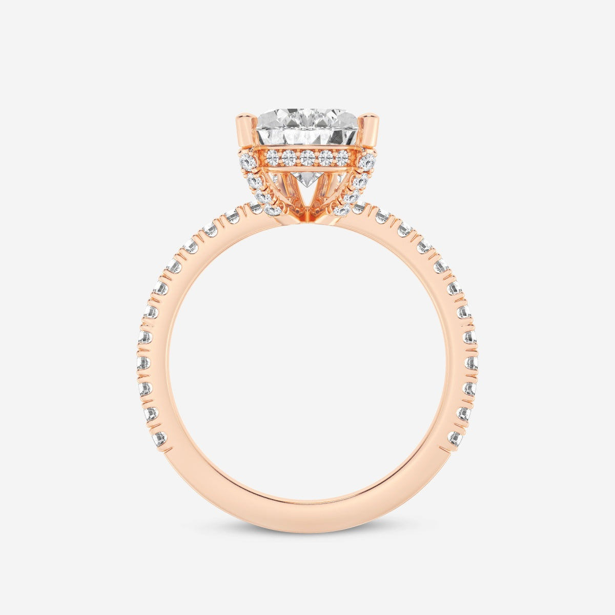 Viviana - Hidden Halo Elegance Engagement Ring