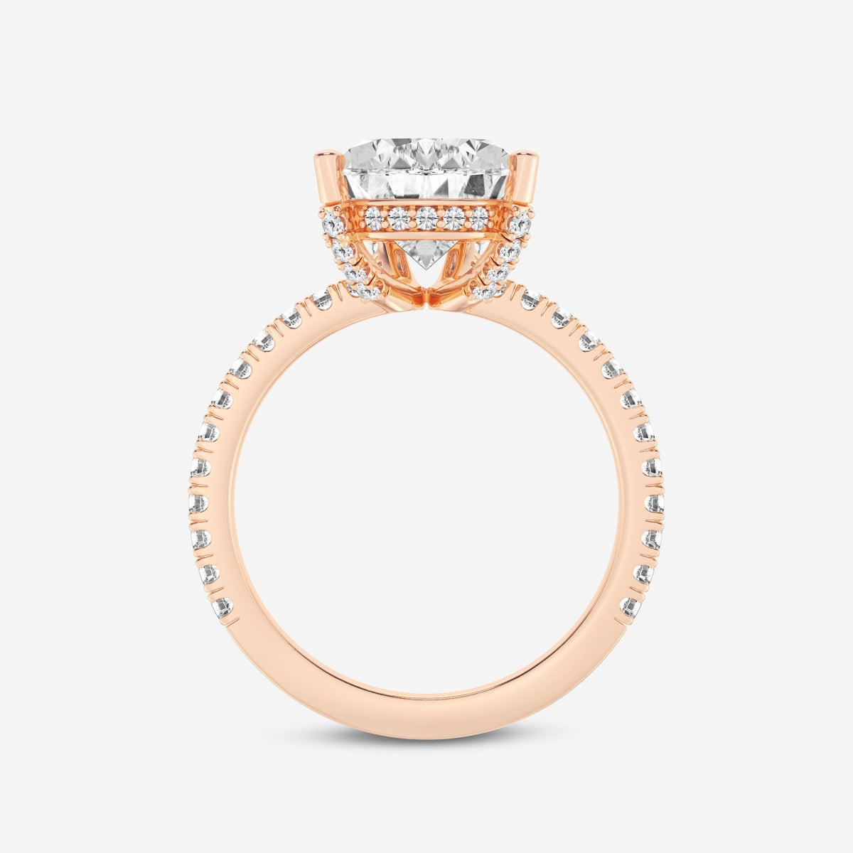 Viviana - Hidden Halo Elegance Engagement Ring