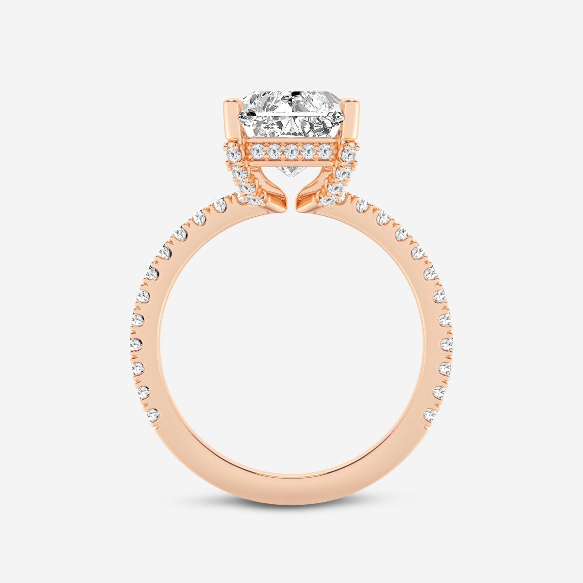 Viviana - Hidden Halo Elegance Engagement Ring