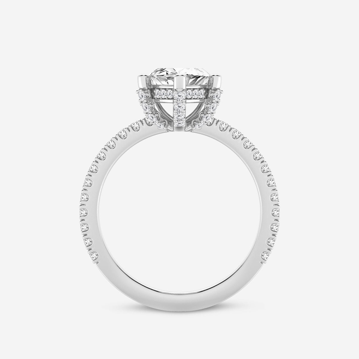 Viviana - Hidden Halo Elegance Engagement Ring