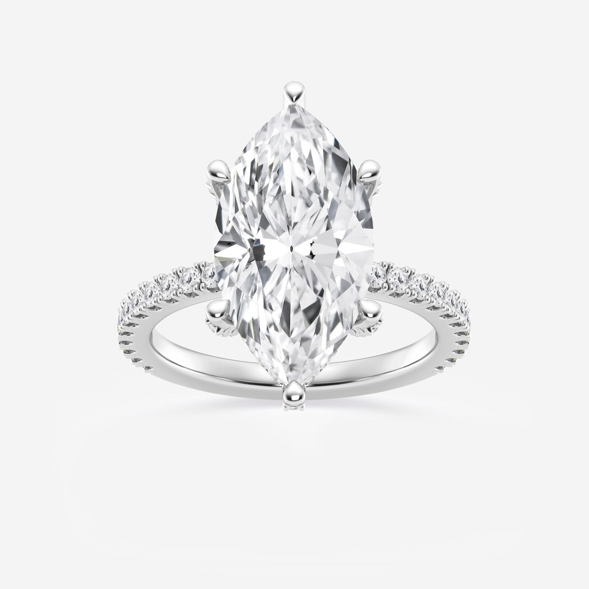 Viviana - Hidden Halo Elegance Engagement Ring