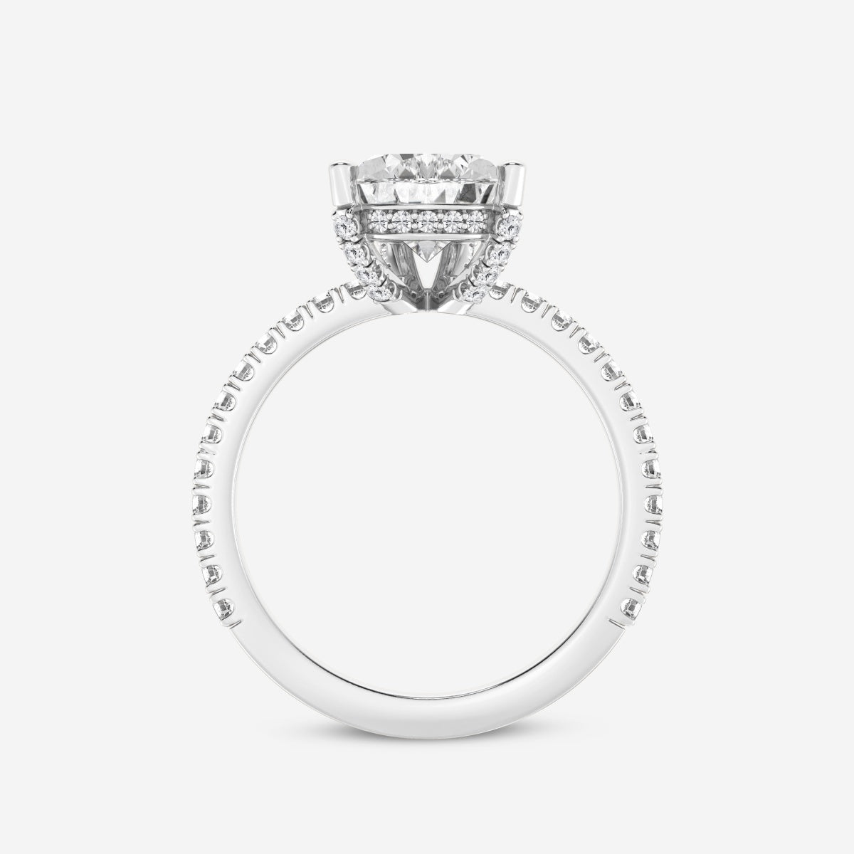 Viviana - Hidden Halo Elegance Engagement Ring