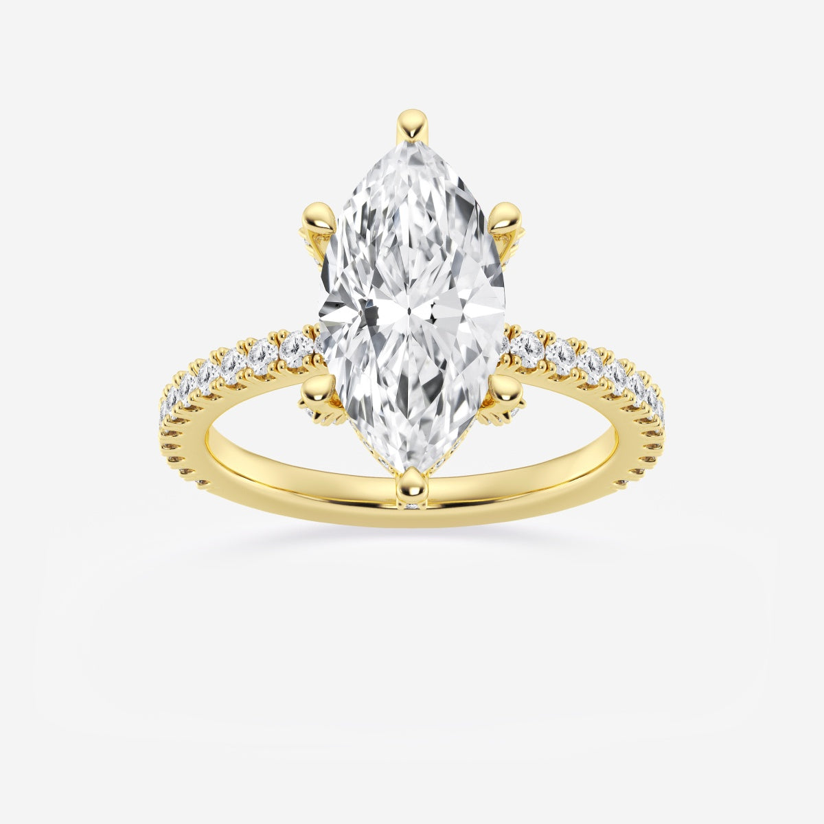 Viviana - Hidden Halo Elegance Engagement Ring