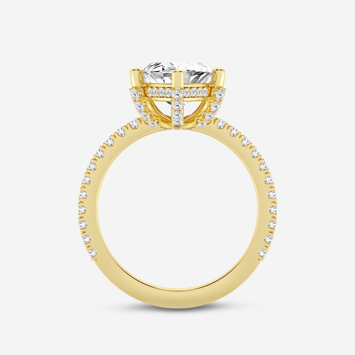 Viviana - Hidden Halo Elegance Engagement Ring