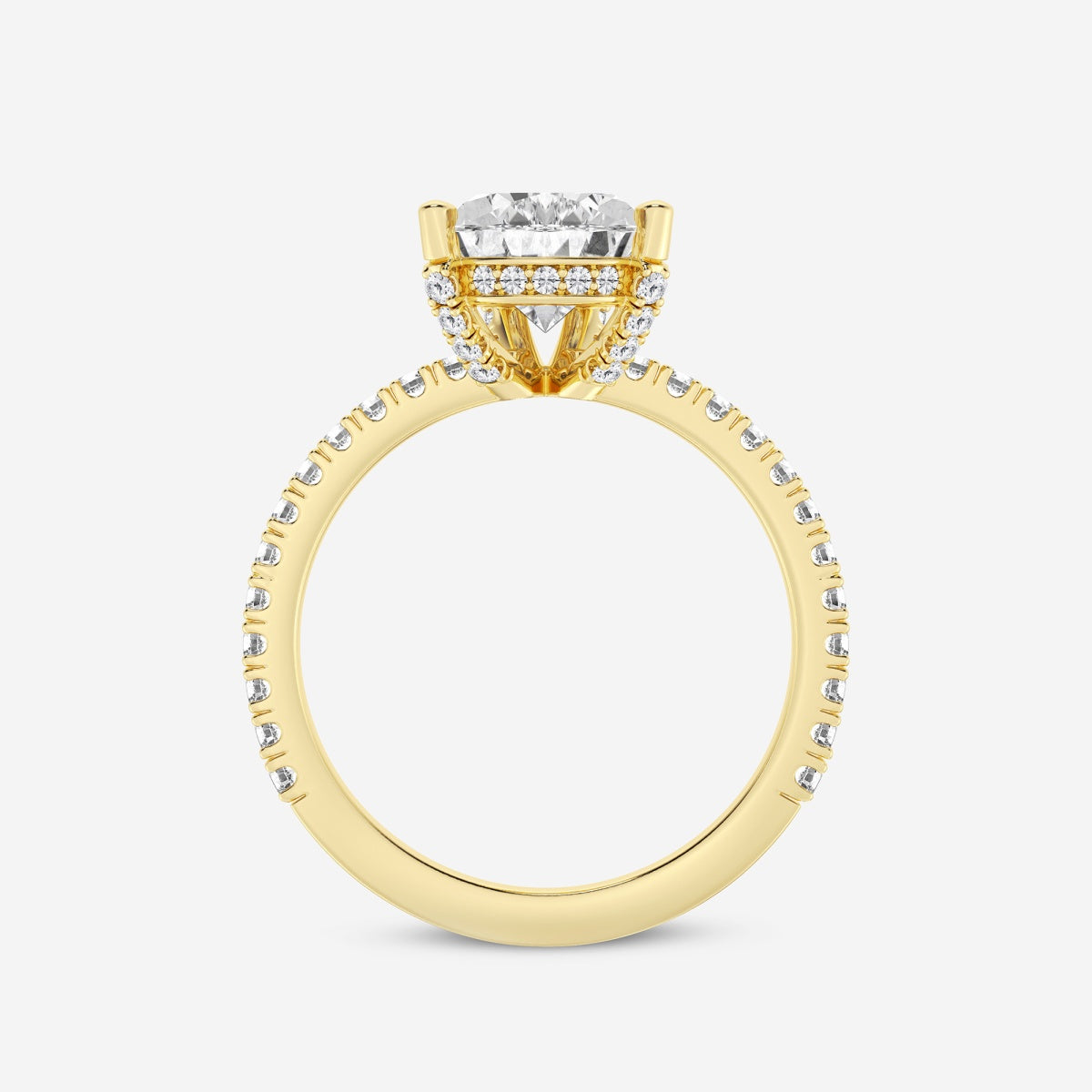 Viviana - Hidden Halo Elegance Engagement Ring