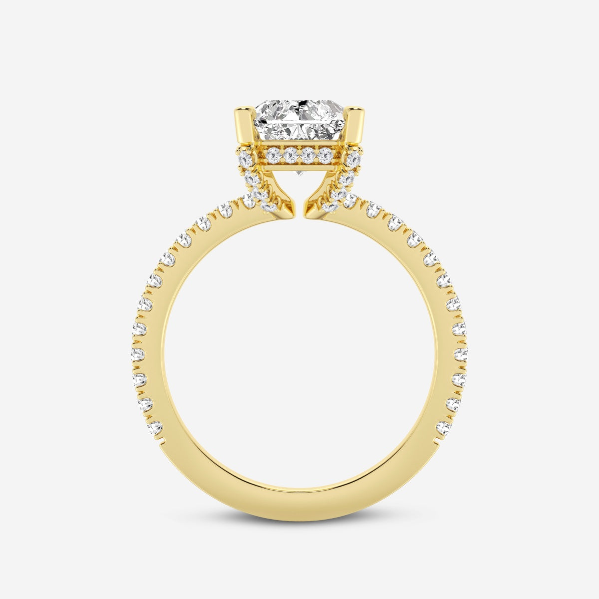 Viviana - Hidden Halo Elegance Engagement Ring