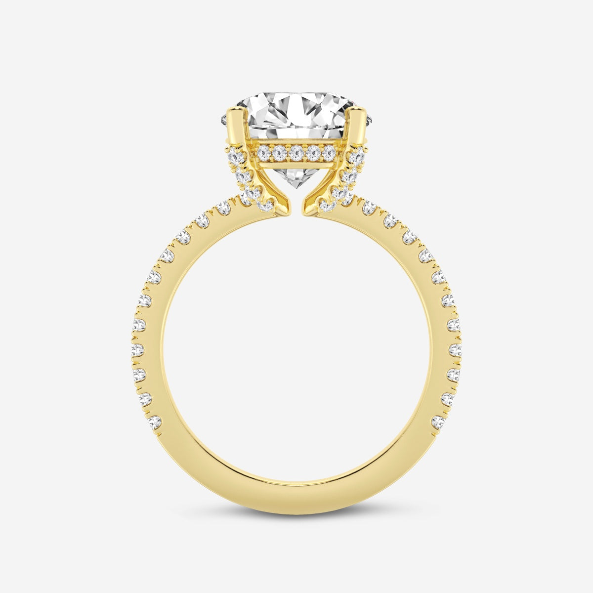 Viviana - Hidden Halo Elegance Engagement Ring