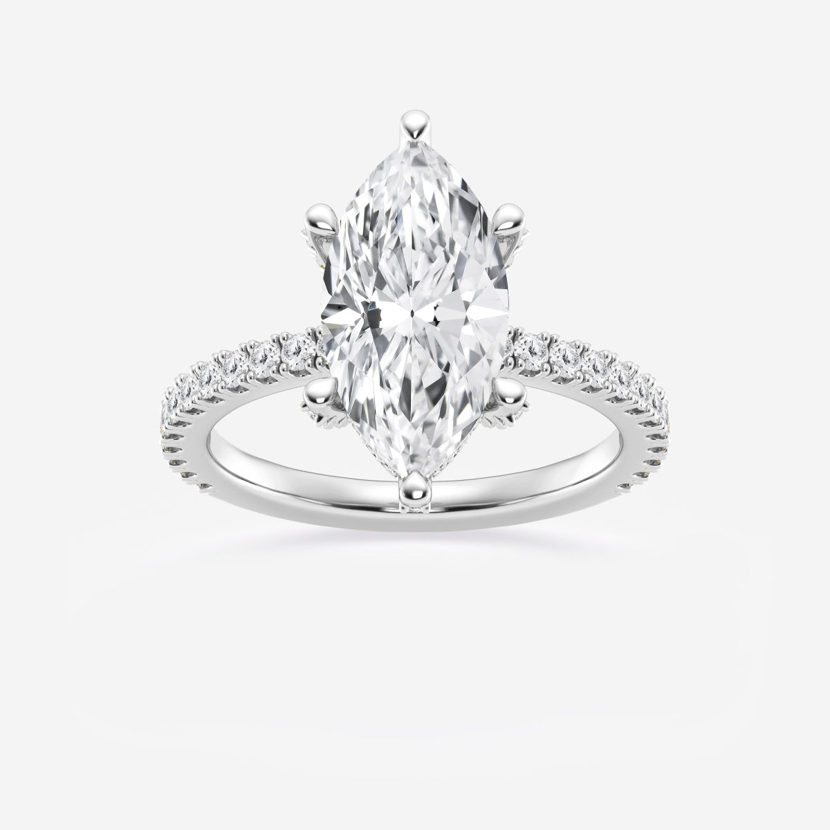 Viviana - Hidden Halo Elegance Engagement Ring