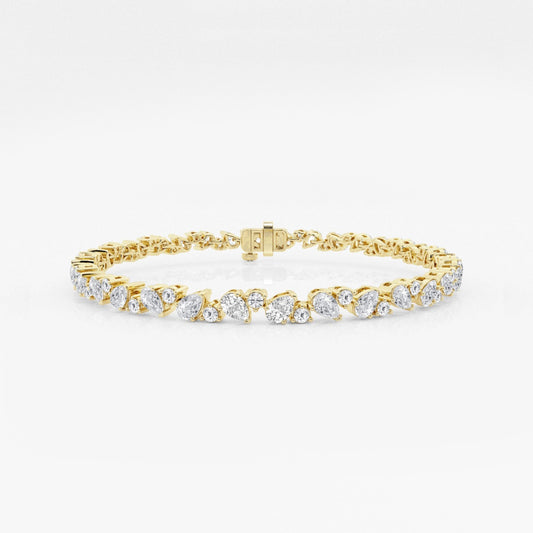 Vivienne - Alternating Shape Design Bracelets