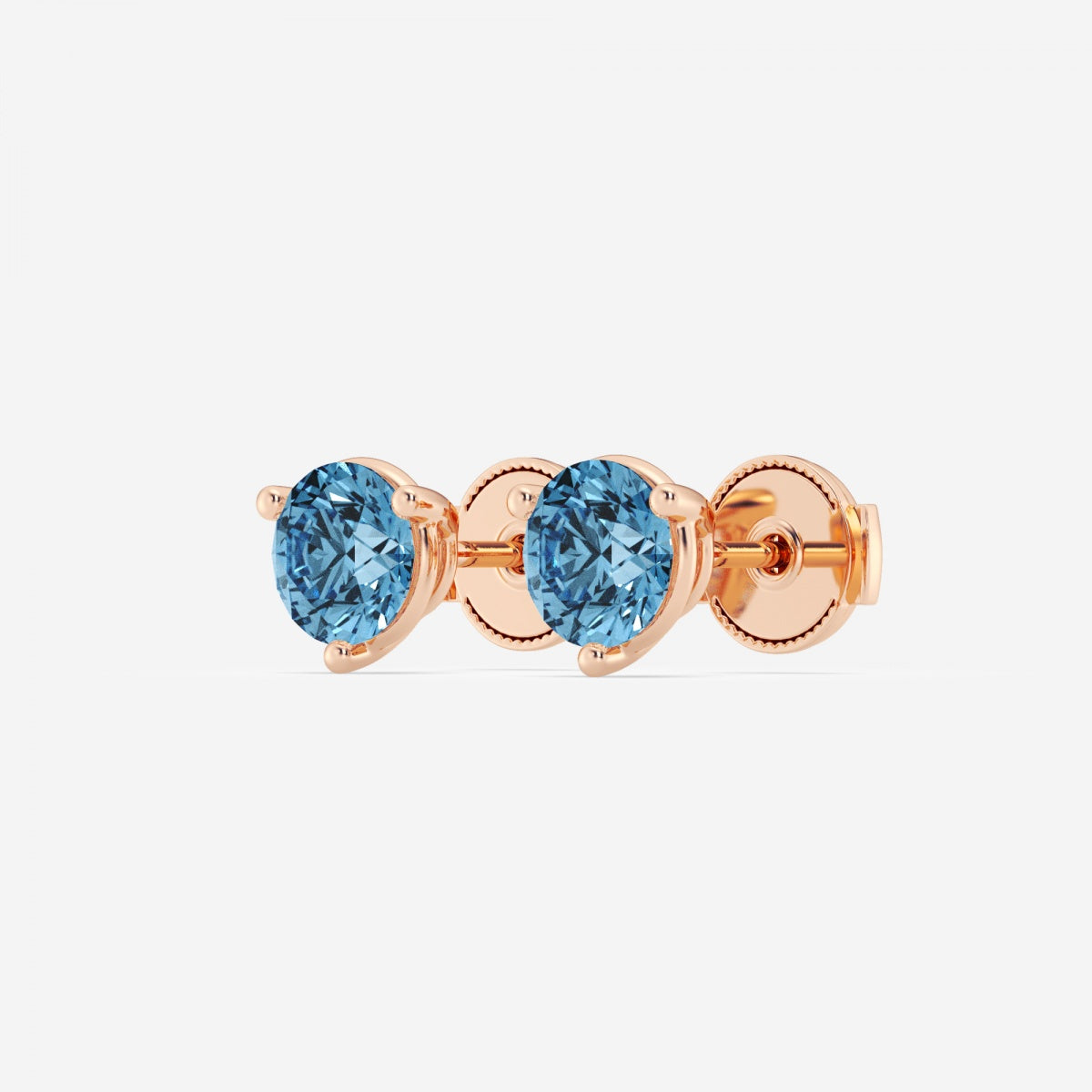 Vivienne - Bold Three-Prong Setting Earrings