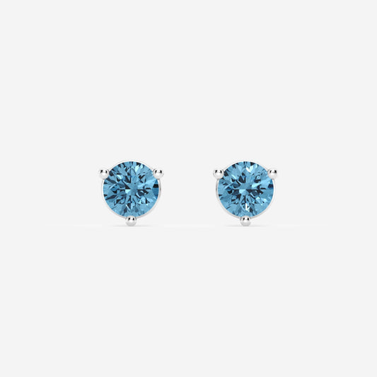 Vivienne - Bold Three-Prong Setting Earrings