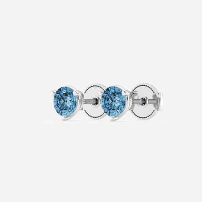 Vivienne - Bold Three-Prong Setting Earrings