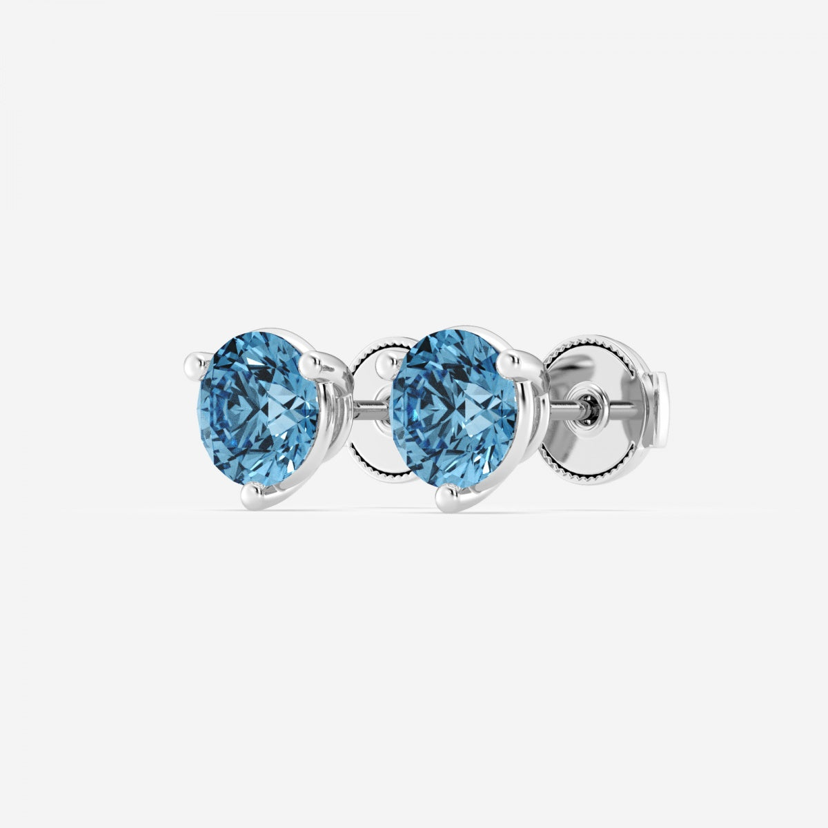 Vivienne - Bold Three-Prong Setting Earrings