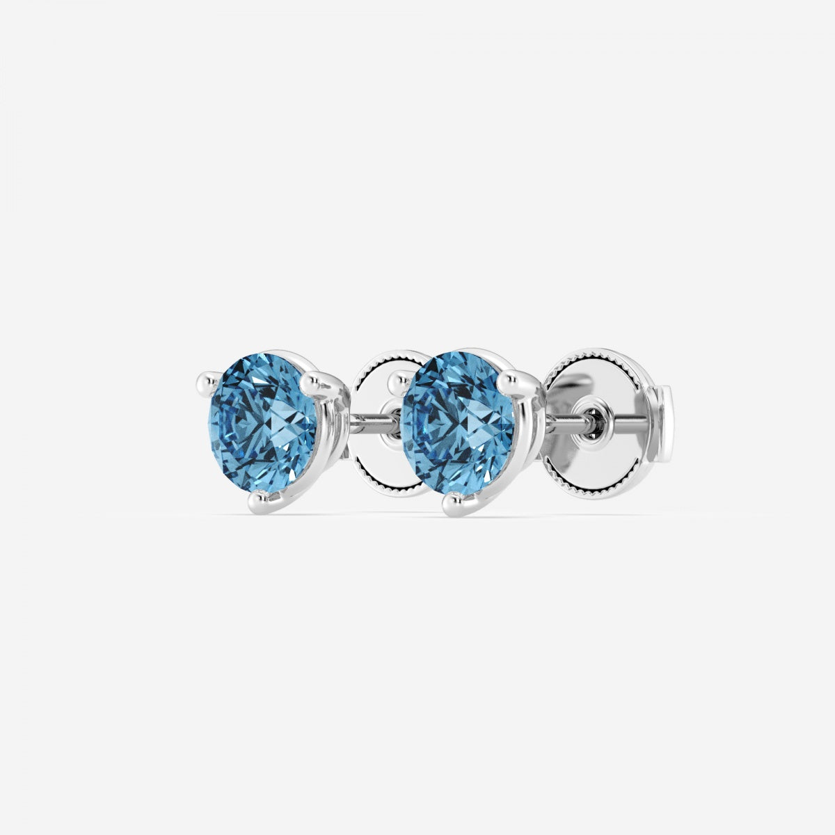 Vivienne - Bold Three-Prong Setting Earrings